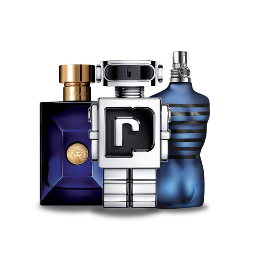 Set od 3 parfema Versace DYLAN BLUE, Paco Rabanne PHANTOM i Jean Paul Gaultier ULTRA MALE 100ml